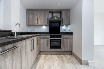 High specification kitchen at Eastwood Homes apartments in Honley