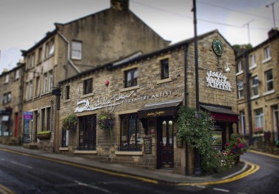 Ashley Jackson's studio and gallery in Holmfirth - Image by Alan Heeley