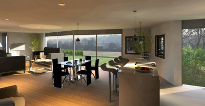 The kitchen of the new home at Gynn Lane, Honley - Eastwood Home