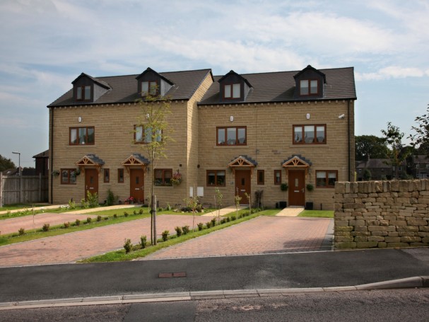 Four 3 bedroom town houses in Meltham.