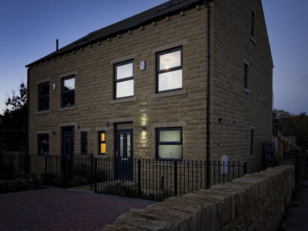Bradshaw Gardens at night - 2 and 3 bedroom homes for sale. 