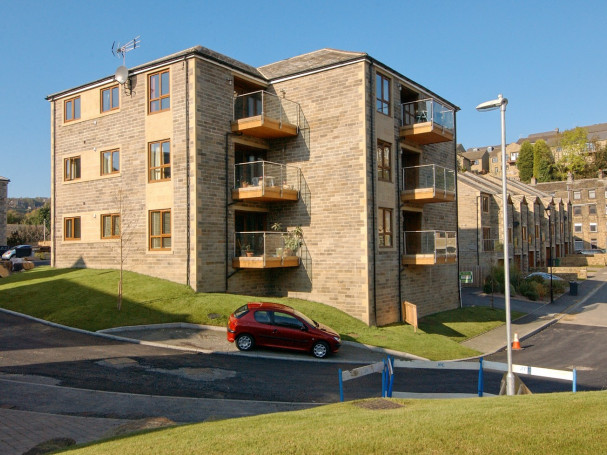 Desirable apartment complex at Victoria Court, Holmfirth.