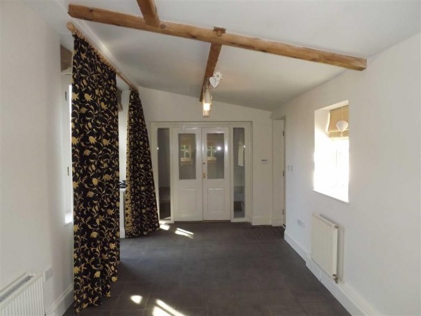 Dining hall leading to reception area. Dining hall leading to reception area.