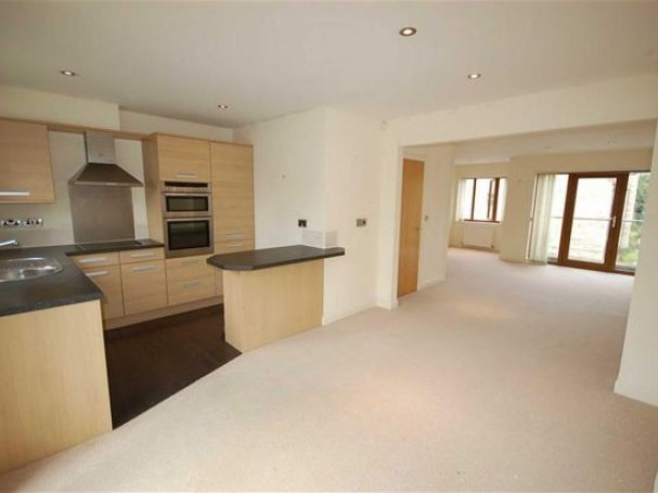 Large open plan kitchen dining / living room.