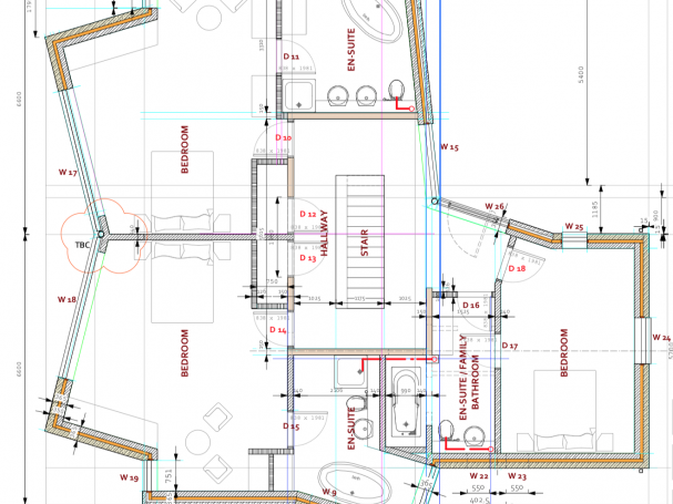 First floor plans of Gynn Lane, Honley