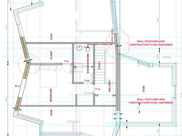 Second floor plans of Gynn, Lane Honley.